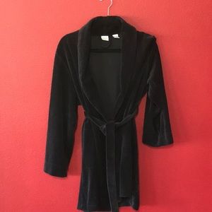 Velour Black Robe